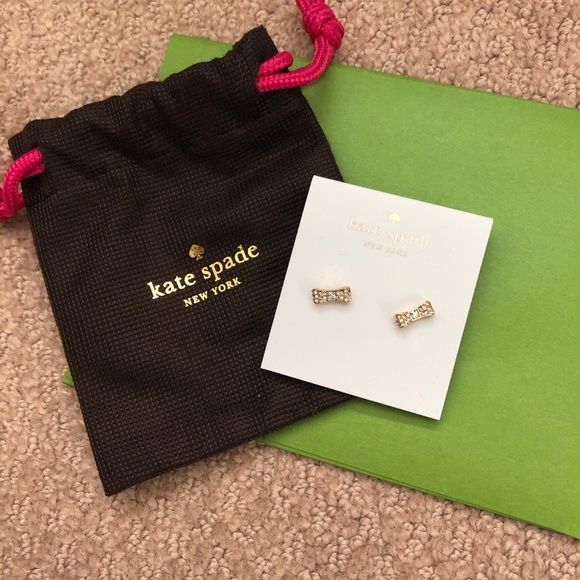 NWOT KS Bow Earrings - Picture 2 of 4